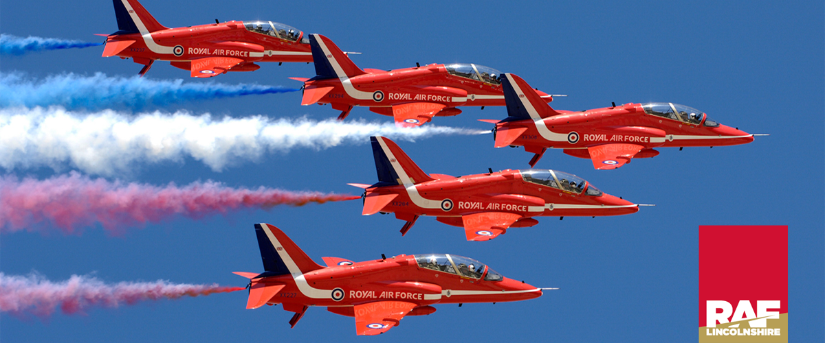 Red arrows in Lincolnshire.